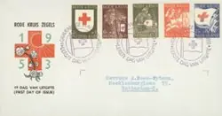 Nederland 1953 - NVPH E14 - FDC - Met adres Zwrot pieniędzy