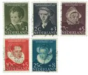Nederland 1956 - NVPH 683-687 - Gebruikt Autentyczny