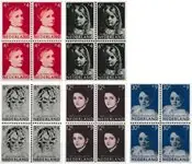 Promocja Nederland 1957 - NVPH 702-706 - Blok van 4 - Postfris