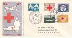 Nederland 1957 - NVPH E31 - FDC - Met adres Najlepsza cena