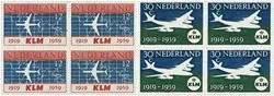 Nederland 1959 - NVPH 729-730 - Blok van 4 - Postfris Autentyczny