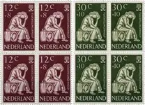Nederland 1960 - NVPH 736-737 - Blok van 4 - Postfris Tani
