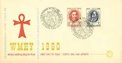 Nederland 1960 - NVPH E44 - FDC - Onbeschreven Rabat