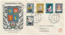 Najlepsza cena Nederland 1960 - NVPH E46 - FDC - Met adres