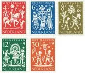 Nederland 1961 - NVPH 759-763 - Postfris Wysoka jakość