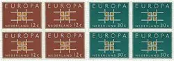 Promocja Nederland 1963 - NVPH 800-801 - Blok van 4 - Postfris