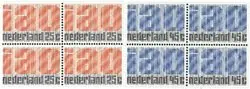 Nederland 1969 - NVPH 918-919 - Blok van 4 - Postfris Tani