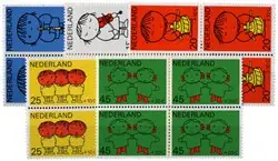 Nederland 1969 - NVPH 932-936 - Blok van 4 - Postfris Kup teraz