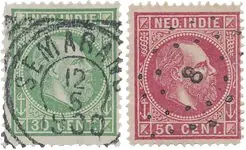 Najlepsza cena Nederlands Indië 1870-1888 - NVPH 14-15 - Gebruikt