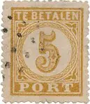 Wysoka jakość Nederlands Indië 1874 - Portzegels NVPH P1 - Gebruikt