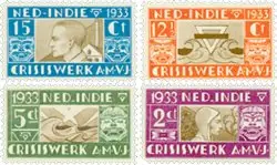 Szybka dostawa Nederlands Indië 1933 - NVPH 182-185 - Postfris