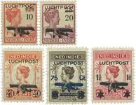 Promocja Nederlands Indië 1928 - NVPH LP1-LP5 - Postfris