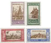 Autentyczny Nederlands Indië 1930 - NVPH 167-170 - Ongebruikt