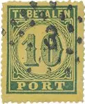 Oryginalny Nederlands Indië 1875 - Portzegels NVPH P2 - Gebruikt