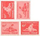 Tylko dziś Nederlands Indië 1939 - NVPH 269/270a+269/270b - Postfris