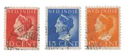 Rabat Nederlands Indië 1941 - NVPH 274-276 - Gebruikt