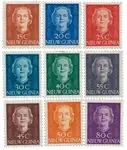 Najlepsza cena Nederlands Nieuw Guinea 1950-1952 - NVPH 10-18 - Ongebruikt