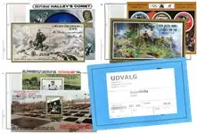 Wyprzedaż Noord Korea - Rondzendboekje met 40 verschillende souvenirvelletjes - gest.