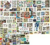 Ekspresowa dostawa Noord-Korea - 120 verschillende souvenirvelletjes - Gestempeld - Gestempeld