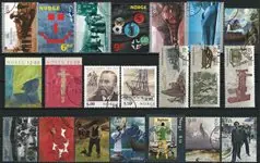 Zwrot pieniędzy Noorwegen - 21 verschillende gestempelde zegels