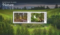 Tani Norfolk Island - Natuur - Postfris souvenirvelletje