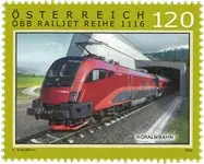 Promocja Oostenrijk - Koralm Spoorlijn - Postfrisse postzegel