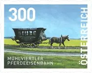 Zamów teraz Oostenrijk - Paarden Spoorlijn - Postfrisse postzegel van rol