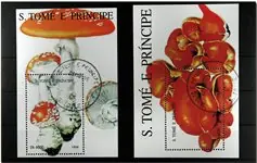 Paddestoelen St. Tome 2 souvenir velletjes Rabat