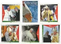 Paus Johannes Paulus II - 6 verschillende postzegels uit 2000 en 2005 - Postfris Promocja