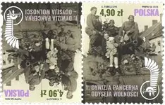 Polen - 1e Pantser Divisie - Postfrisse serie van 2 Zwrot pieniędzy