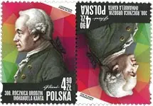 Polen - Immanuel Kant - Postfrisse serie van 2 Wyprzedaż