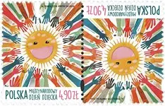 Polen - International Children's Day 2024 - Postfrisse serie van 2 Bezpieczna płatność