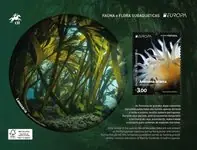Portugal - EUROPA 2024 Underwater Fauna & Flora - Postfris souvenirvelletje Oferta