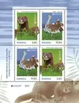 Tani Roemenië - EUROPA 2021 / Endangered national wildlife - Postfris souvenirvelletje type I 3,40
