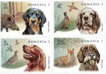 Roemenië - General Association of Hunters and Anglers - Postfrisse serie van 4 Kup teraz