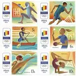 Roemenië - Olympic Games Paris 2024 - Postfrisse serie van 6 Oryginalny