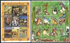 Rotary - 14 postzegels en 3 souvenirvelletjes 1955-2005 Ekspresowa dostawa