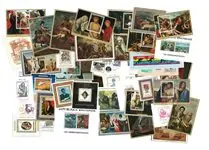 Ruanda - 42 verschillende geperforeerde souvenirvelletjes, postfris Rabat