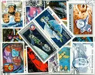 Ekspresowa dostawa Ruimtevaart - 100 verschillende postzegels
