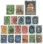 Rusland/Finland - 20 verschillende postzegels Wysoka jakość