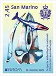 San Marino - EUROPA 2025 - Nationale Archeologische Ontdekkingen - Postfrisse postzegel Wyprzedaż