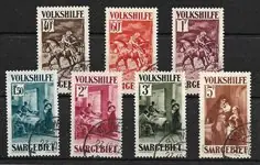 Saar 1931 - AFA 152 - 158 - Gebruikt Oferta limitowana