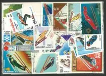 Schansspringen 2 souvenir velletjes en 25 postzegels Promocja