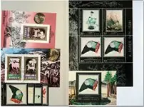 Schilder Dürer, 4 souvenir velletjes, 1 serie Nowość