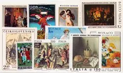 Rabat Schilderijen - Postzegel pakket - Postfris