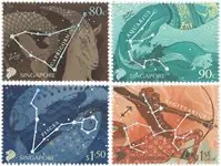 Singapore - Horoscope III - Postfrisse serie van 4 Autentyczny