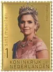 Sint Maarten - Maxima - Postfris 24-karaats Gouden postzegel in box Tani
