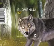 Slovenia - Wolf - Postfris souvenirvelletje Kup teraz