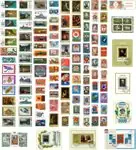 Sovjet Unie 1974 gestempelde jaarset inclusief souvenir velletjes Oferta