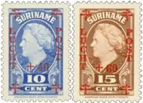 Suriname - Nr. LP27-LP28 - Postfris Darmowa dostawa